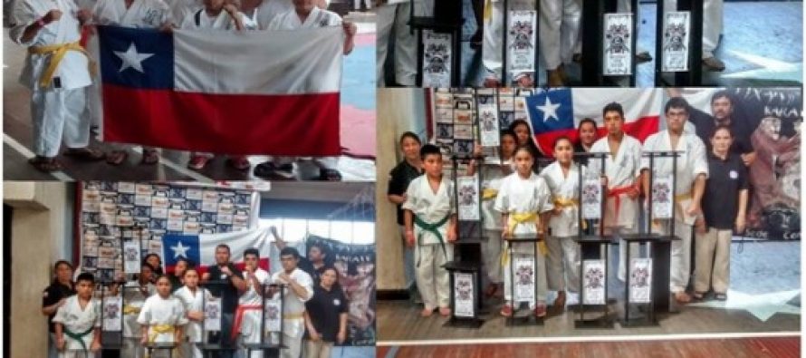 Pesqueras apoyaron: Chile fue campeón y subcampeón en Panamericano de Karate en Uruguay