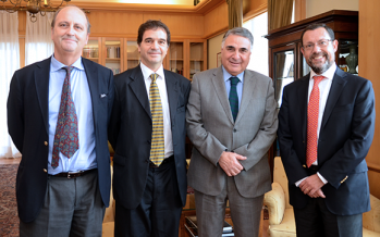 Subsecretario de Relaciones Exteriores Edgardo Riveros recibe a Directiva de SONAPESCA