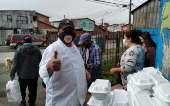 Propescado y Cocineros por Chile entregan almuerzos solidarios en Coronel y Talcahuano