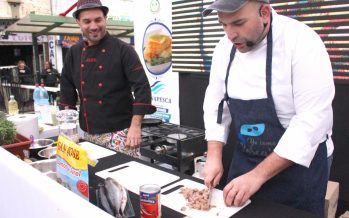 Con cocina en vivo y degustaciones promueven consumo de pescados y mariscos en Feria Grande de Puente Alto